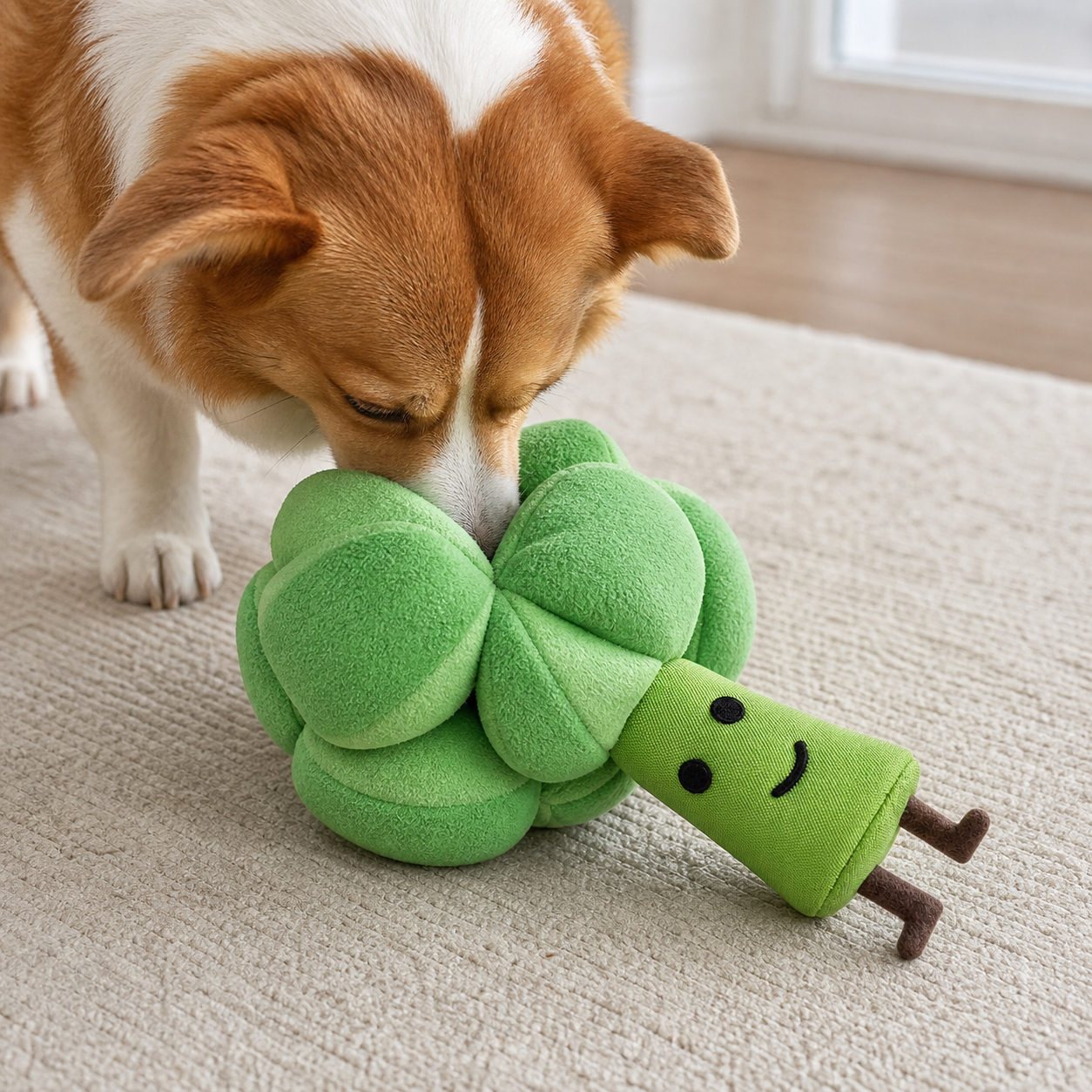 Broccoli Snuffle Puzzle