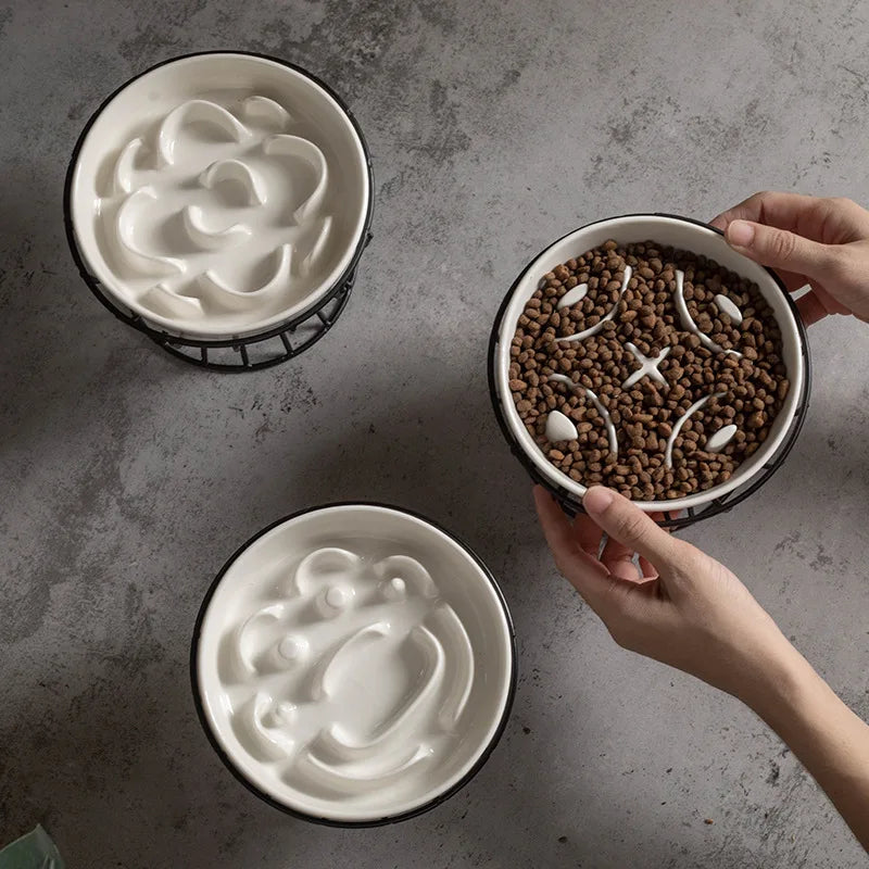Raised Ceramic Bowl