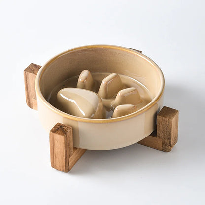 Ceramic Slow Feeder Bowl