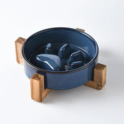Ceramic Slow Feeder Bowl